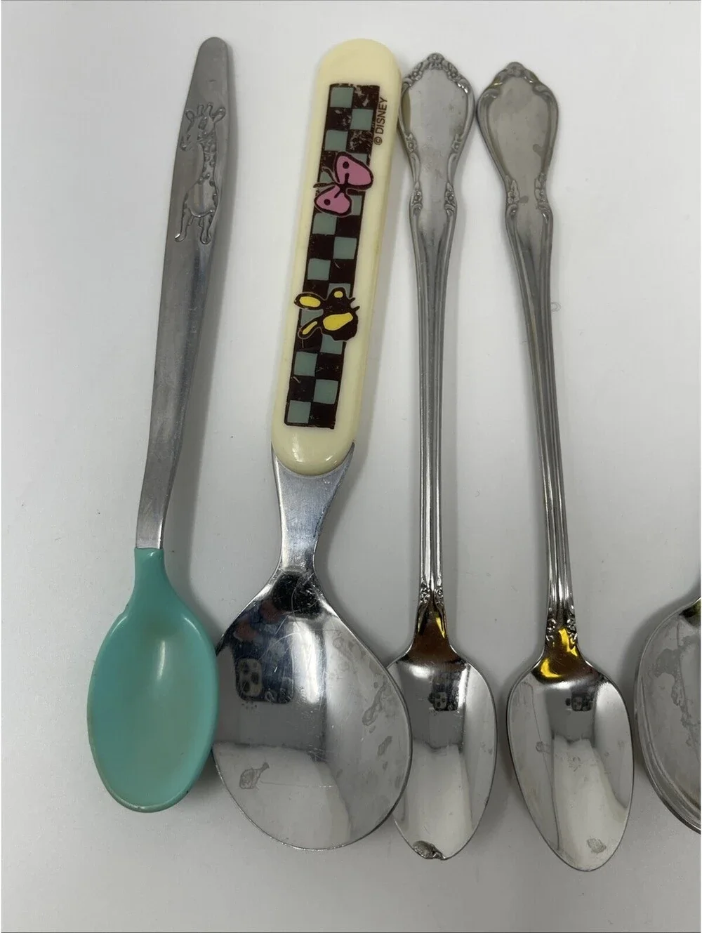 Vintage Oneida Chateau 3-Piece Child Flatware Feeding Set 1990 Silver with 7 Add